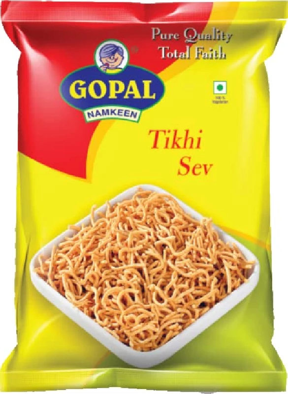 Gopal Namkeen Spicy Combo of Fulvadi Gathiya, Tikhi Sev, Nadiyadi Mix, Tikha Mitha Mix and Garlic Sev Murmura, 2500 g-3.webp